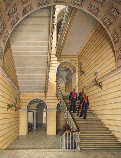 Interiores del Palacio de Invierno de Eduard Hau
